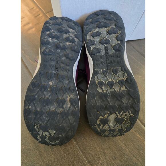 Merrell Altalight Low Hiking Shoes Girls Size 1 Berry Purple Blue - Picture 6 of 7